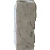Botané Carrara Edge marmeren vaas medium, 30 cm