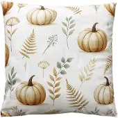 Clayre & Eef Sierkussen 45x45 cm Beige Polyester Pompoen