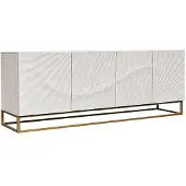 Riess Dressoir SCORPION 180cm 3D mangohout wit goud