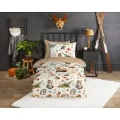Muller Textil kinderdekbedovertrek Moss - flanel