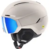 Uvex Horizon CV MIPS Visor, skihelm met vizier, grijs