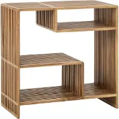 J-Line boekenkast gerecycleerd hout - 85 x 35 x 80 cm