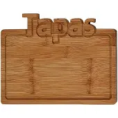 Excellent houseware Bamboe snijplank -Tapas - 25x17cm