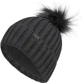 Pikeur FW25 Beanie Pompom Zwart 55/57