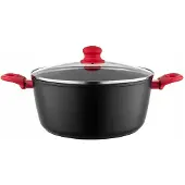 Florina MARS Aluminium kookpan, 28 cm, 6,4 liter, geschikt voor gas en elektrisch