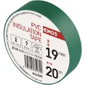 Emos PVC Insulation tape - Isolatietape - 19mm x 20m - Groene