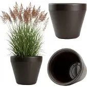 HowHomely Grote Mokka Tuinpot 55x49 cm - Vorstbestendig & Gerecycled Plastic
