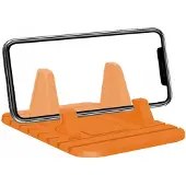 Interlook Flexibele Telefoonhouder Auto & Bureau - Antislip Mat Oranje