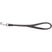 Dingo Ronde Leren Hondensnoer Zwart 50cm