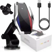 Webski Automatische Qi Inductieve autolader met QC 3.0 & IR-sensor