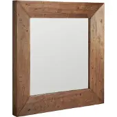 MUST Living Spiegel Parade square 100x100x7cm, natural