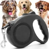 Reverse Automatische Hondensnoer 5m - Uitschuifbaar met Rem & Ergonomische Grip