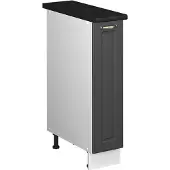 Vicco Apotheekkast Fame-Line, Anthrazit-Gold Landhaus/Wit, 20 cm, WB Antraciet