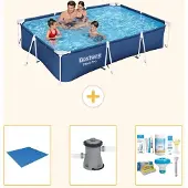 Bestway Steel Pro, rechthoekig zwembad - 300x201x66 cm - 4-delig - S22299
