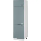 Vicco Hoge kast R-Line, Blauw-grijs/Wit, 60 cm
