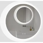 MTP Merkloos LED Badkamerspiegel Rond 60cm met Anti-Fog & Dimfunctie