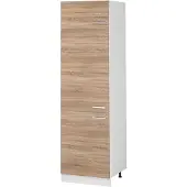 Vicco Hoge kast R-Line, Sonoma/Wit, 60 cm