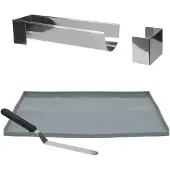 Lily cook - Coffret atelier bûche avec moule et plaque à génoise
