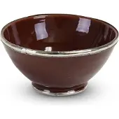 Safaary Marokkaanse kom choco met metaal Ø 20 x 10cm