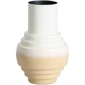 Light & Living Light&living Vaas deco Ø24x36 cm CARIMA crème+beige