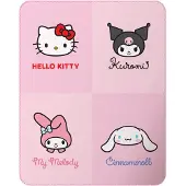 Sanrio Fleeceplaid Reunion - 110 x 140 cm - Polyester