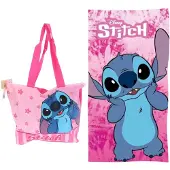 Lilo & Stitch strandset; strandlaken en strandtas