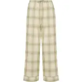 Hunkemoller Pyjamabroek groen / wit
