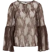 We fashion Blouse donkerbruin