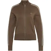Adidas Gebreid vest 'Firebird' ombergrijs / greige