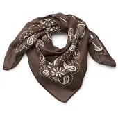 Pieces Doek bruin / wit