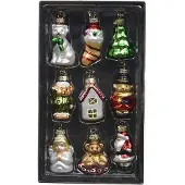 Décoris Kerstfiguur kerst ornament | | Set van 9