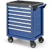 HBM gereedschapswagen 7 laden, model 2, blauw
