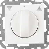 Merten Jaloezieschakelaar | | System M (Inbouw, Draaiknop, Wit)