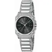 Gucci YA166505 G-Flat Zwarte Wijzerplaat Unisex Horloge