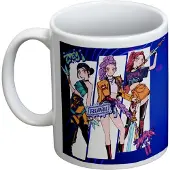 K POP Demon Hunters Huntrix Logo 325ml Mok (Wit/Blauw)