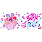K POP Demon Hunters Saja Jongensmok (Wit)