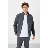 Tommy Life Heren Sweatshirt met Ritskraag en Broek Set