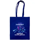 K POP Demon Hunters Trio Tote Bag (Marineblauw)