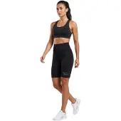 Reebok Slim-fit legging met glitters voor dames (Zwart)
