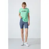 Tommy Life Korte Hoge Taille Tricot Leggings