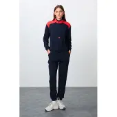 Tommy Life Kleurblokken Fleece Trainingspak Set
