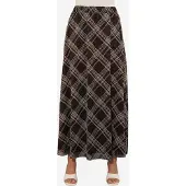 Big Dart Bloemen Hoge Taille Maxi Rok