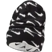 Nike Kinder/Kinder Pom Pom muts (Zwart/Wit gemêleerd)