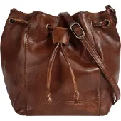 Spikes & Sparrow Leren Crossbodytas - Nancy - Brandy Cognac