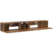 vidaXL Bureau, vintage look, 110 x 36 x 19,5 cm, houtvezelplaat