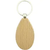 Combicraft Blanco houten sleutelhanger druppel 58x36mm - verpakking 50 stuks