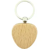 Combicraft Blanco houten sleutelhanger driehoek 40x40mm - verpakking 10 stuks