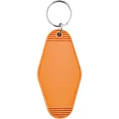 Combicraft Blanco Hunter hotel sleutelhanger 45x88mm oranje - 5 stuks