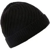 Trespass Dames/Dames Gedraaide Gebreide Beanie (Zwart)