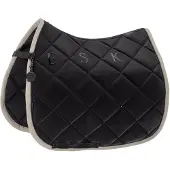 Eskadron Zadeldek Silk Diamond Platinum FS26 Black - Dressuur | Zadeldekje paard